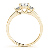 3 Stone Oval Engagement Ring (82943)