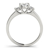 3 Stone Oval Engagement Ring (82943)