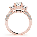 3 Stone Oval Engagement Ring (82944)