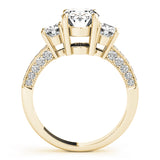 3 Stone Oval Engagement Ring (82944)