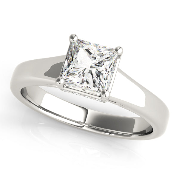 Square Trellis Engagement Ring