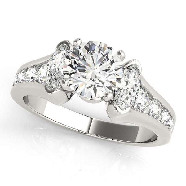 Fancy Shape Marquise Remounts Engagement Ring (83172)