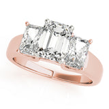 3 Stone Oval Engagement Ring (83232)