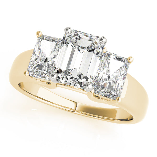 3 Stone Oval Engagement Ring (83232)