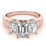 3 Stone Oval Engagement Ring (83232)