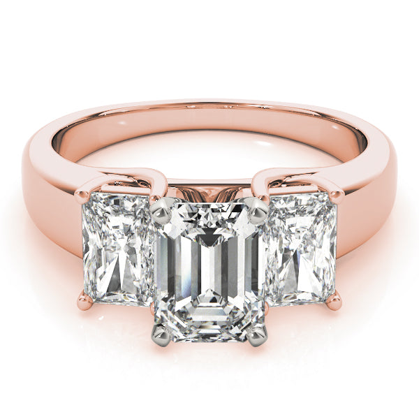 3 Stone Oval Engagement Ring (83232)
