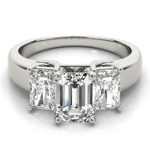 3 Stone Oval Engagement Ring (83232)