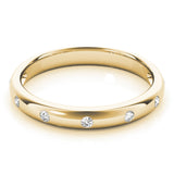 Wedding Bands Bezel-Set - alt view