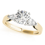 3 Stone Pear Engagement Ring (83365-B)