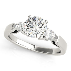 3 Stone Pear Engagement Ring (83365-A)