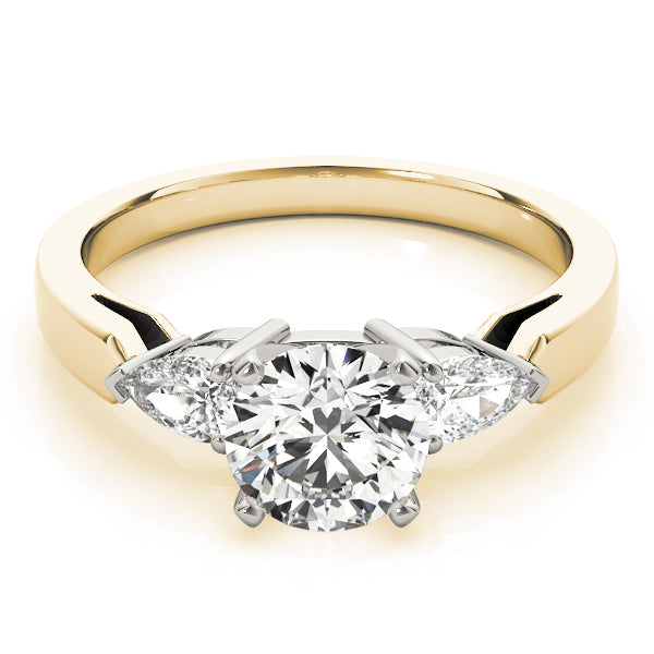 3 Stone Pear Engagement Ring (83365-A)
