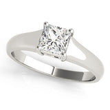 Square Solitaires Princess Engagement Ring
