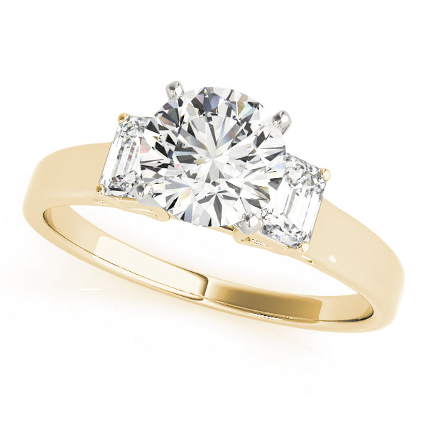 3 Stone Oval Engagement Ring (83382)