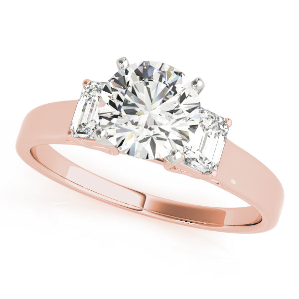 3 Stone Oval Engagement Ring (83382)