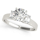 3 Stone Oval Engagement Ring (83382)
