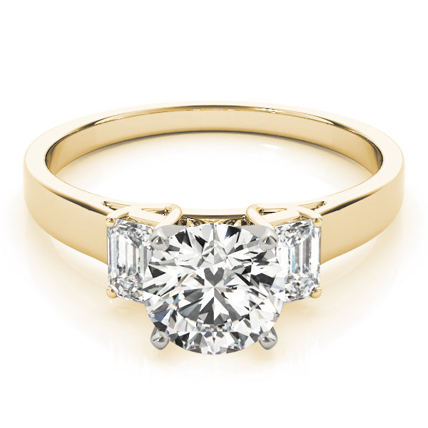3 Stone Oval Engagement Ring (83382)