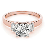 3 Stone Oval Engagement Ring (83382)