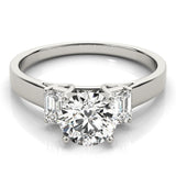 3 Stone Oval Engagement Ring (83382)