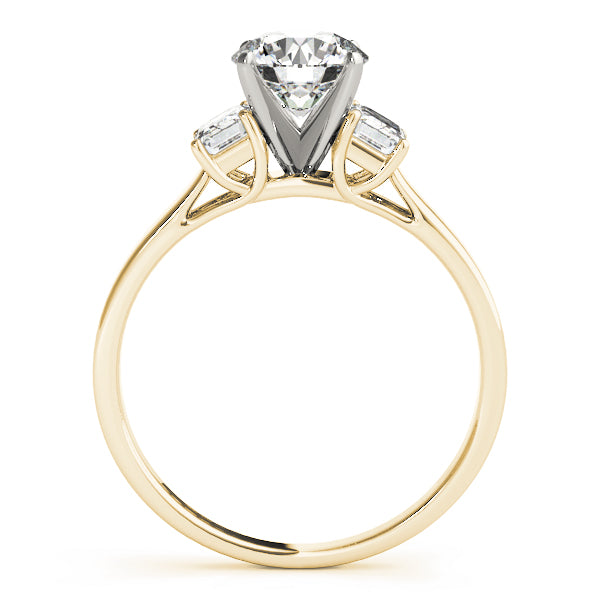 3 Stone Oval Engagement Ring (83382)