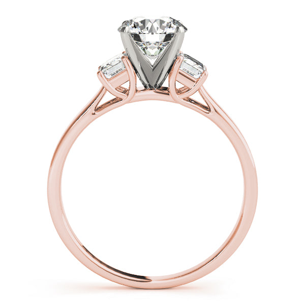 3 Stone Oval Engagement Ring (83382)