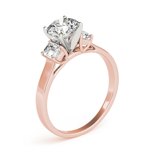 3 Stone Oval Engagement Ring (83382)