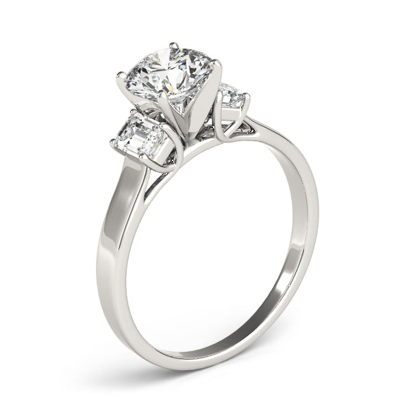 3 Stone Oval Engagement Ring (83382)