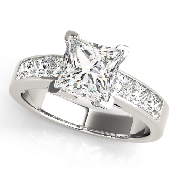 Fancy Shape Princess Remounts Engagement Ring (83414)