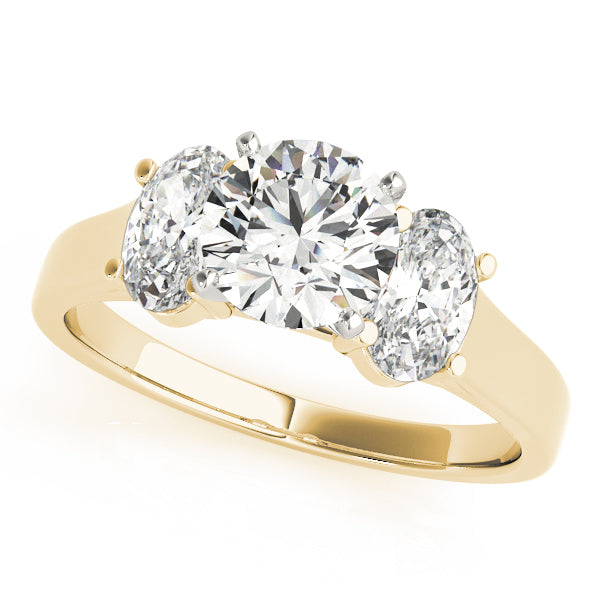 3 Stone Oval Engagement Ring (83439)