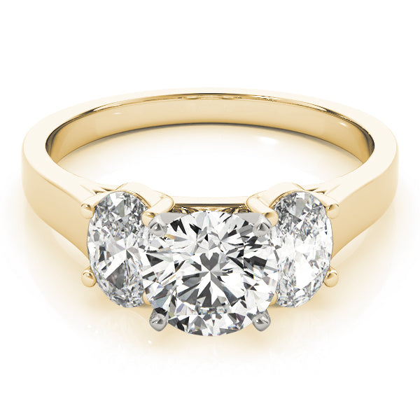 3 Stone Oval Engagement Ring (83439)