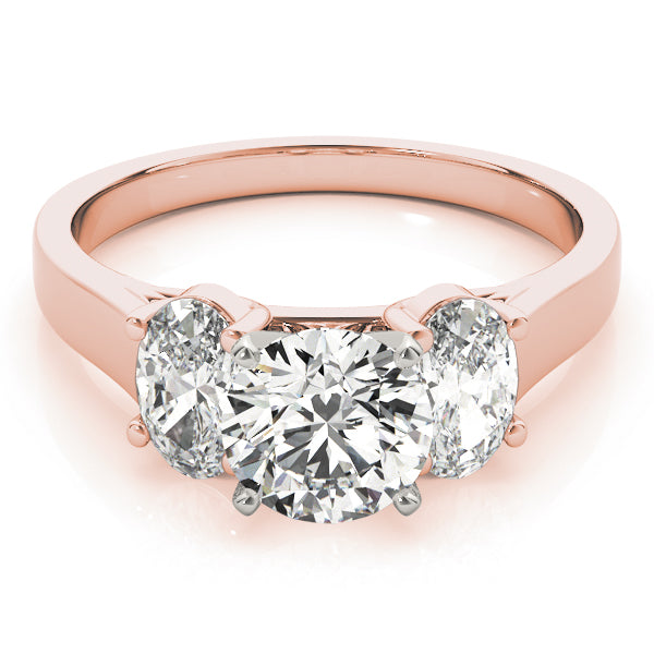 3 Stone Oval Engagement Ring (83439)