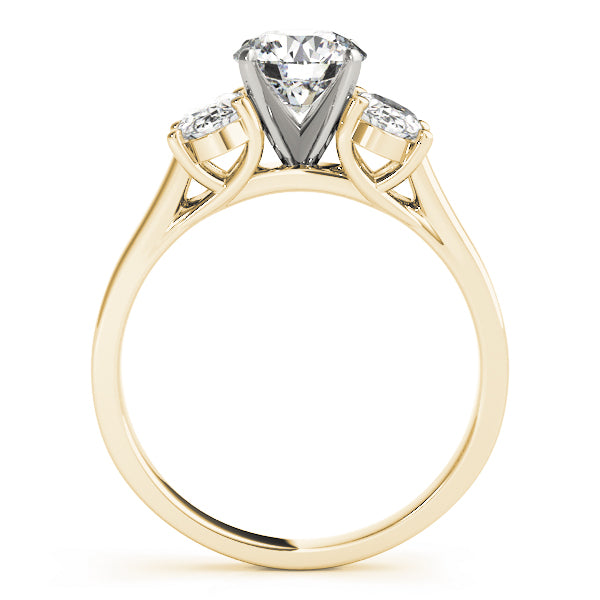 3 Stone Oval Engagement Ring (83439)