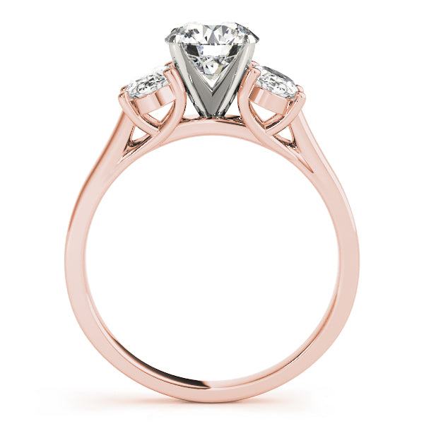 3 Stone Oval Engagement Ring (83439)
