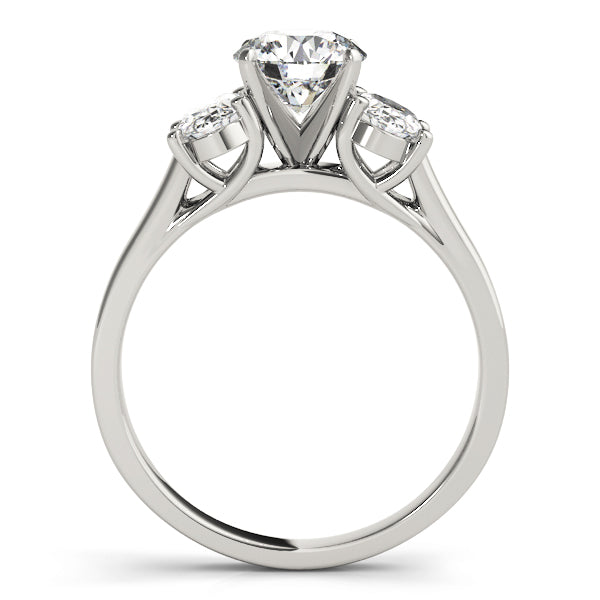 3 Stone Oval Engagement Ring (83439)