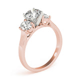 3 Stone Oval Engagement Ring (83439)