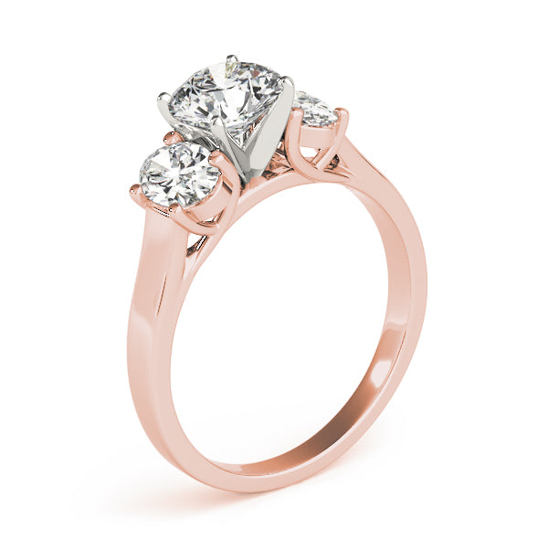 3 Stone Oval Engagement Ring (83439)
