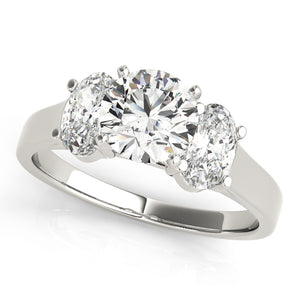 3 Stone Oval Engagement Ring (83439)