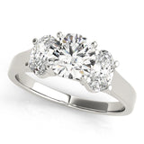 3 Stone Oval Engagement Ring (83439)