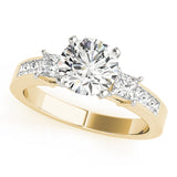 3 Stone Princess Engagement Ring (83464)