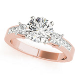 3 Stone Princess Engagement Ring (83464)