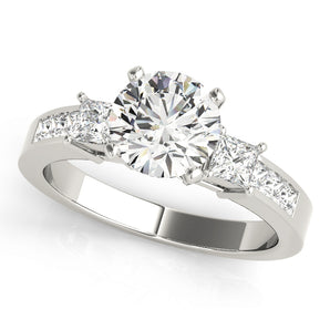 3 Stone Princess Engagement Ring (83464)