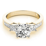 3 Stone Princess Engagement Ring (83464)