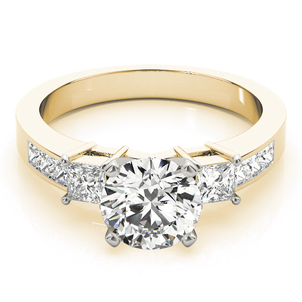 3 Stone Princess Engagement Ring (83464)