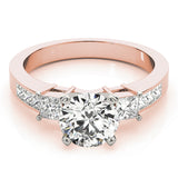 3 Stone Princess Engagement Ring (83464)