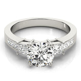 3 Stone Princess Engagement Ring (83464)