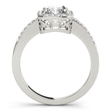 Engagement Rings Halo Emerald - alt view