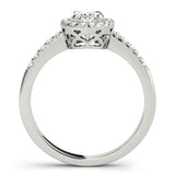 Halo Oval Engagement Ring (83497)