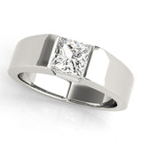 Square Solitaires Princess Engagement Ring