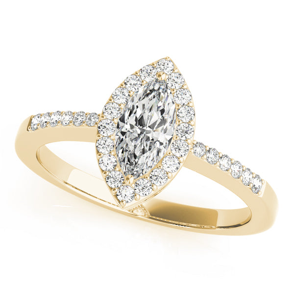 Halo Marquise Engagement Ring (83532)
