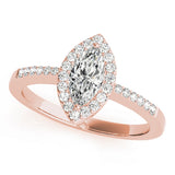 Halo Marquise Engagement Ring (83532)
