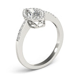Halo Marquise Engagement Ring (83532)
